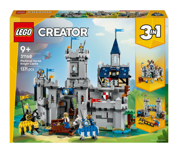LEGO Creator 3w1 Średniowieczny zamek rycerzy konnych 31168 - 1331701 - zdjęcie 2